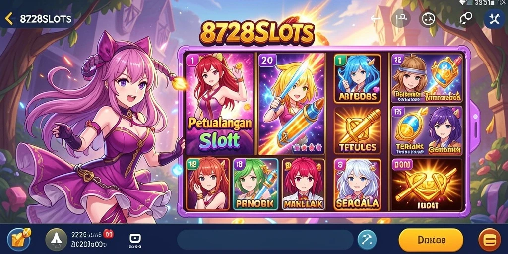 Gameplay Anime yang Seru dan Menghibur di 8728SLOTS.