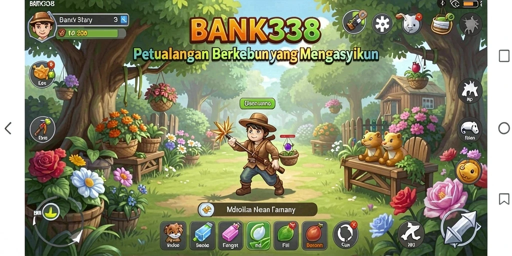 Screenshot menunjukkan gameplay Farming yang seru dan mendetail.