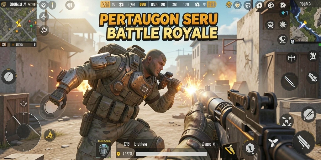 Gameplay seru dengan pertempuran epik F7F7 yang memukau.