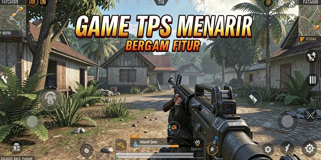 Screenshot utama FATCAI99 menampilkan aksi intens gameplay TPS.