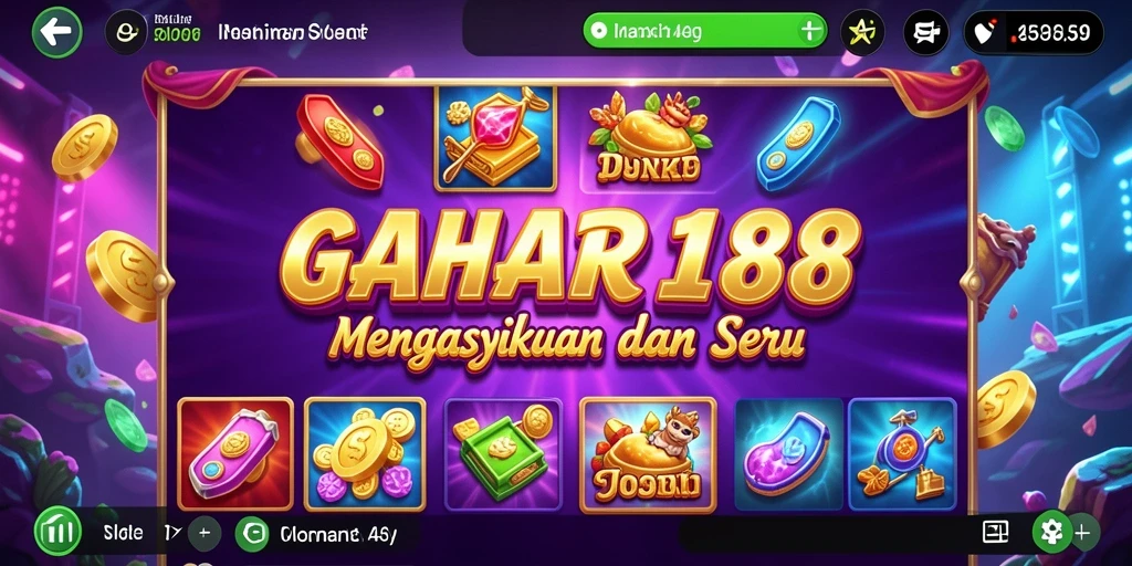 Tampilan gameplay yang menarik dari GAHAR188 dengan mesin slot yang bervariasi.