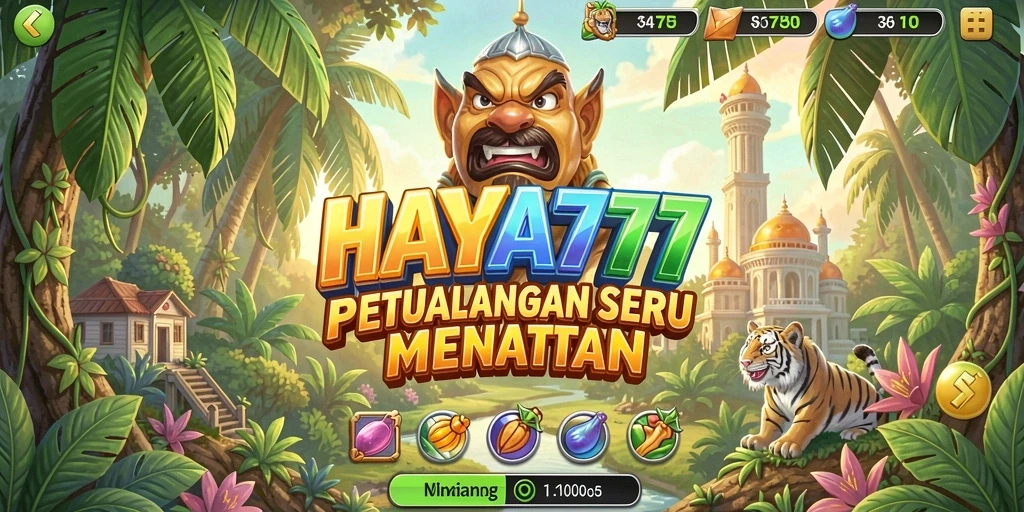Tampilan gameplay HAYA777 dengan aksi mendebarkan dan grafis memukau.