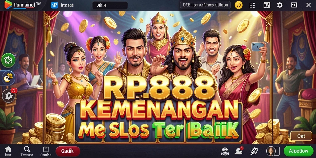 Gameplay Slot RP888 penuh warna dan menarik perhatian.