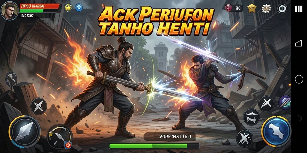 Gameplay RP99 yang seru dan penuh aksi.