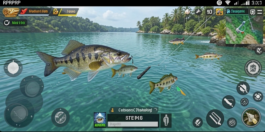Tangkapan ikan yang fantastis dalam gameplay RPRPRP.