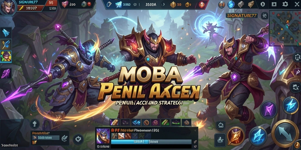 Screenshot menampilkan aksi intens di arena <strong>SIGNATURE77</strong>.